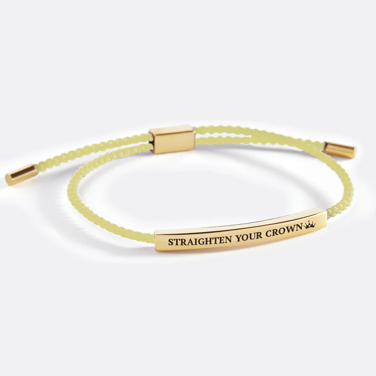 Remember Who You Are and Straighten Your Crown Inspire Bracelet