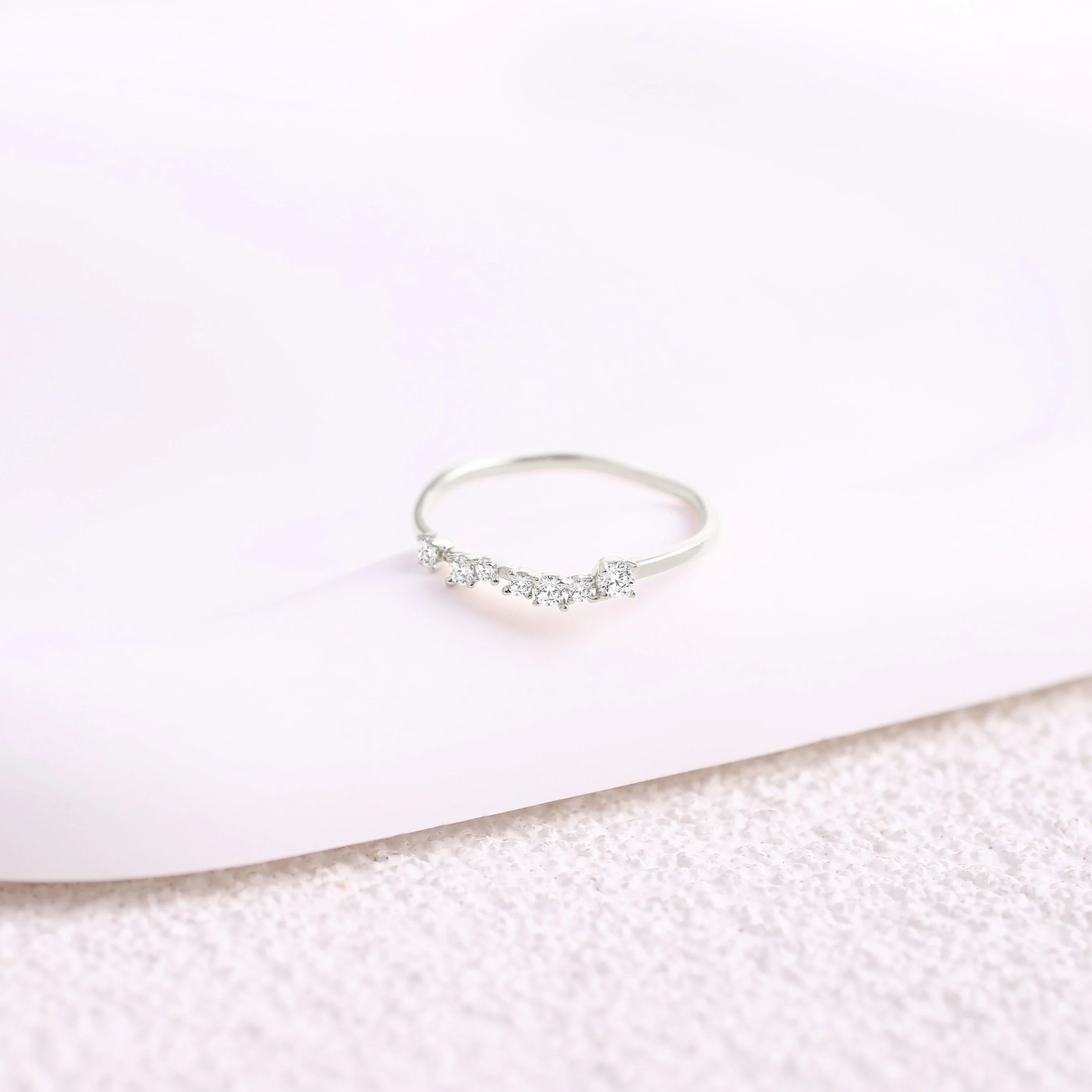 Shimmer Diamond Ring