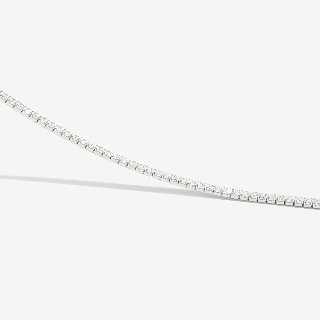 3mm Tennis Necklace