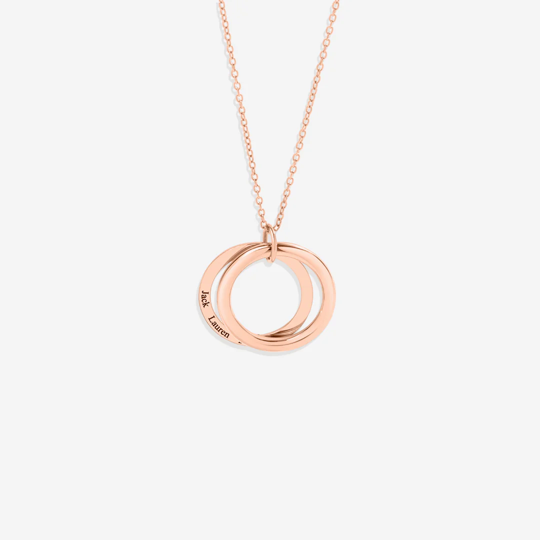 Hidden Message Ring Necklace