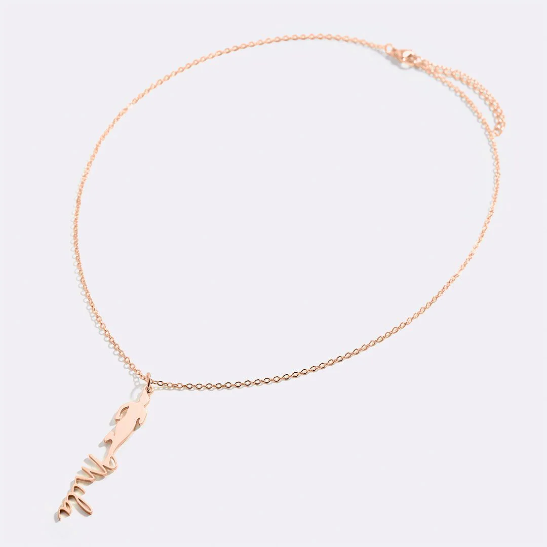 Runner Name Necklace