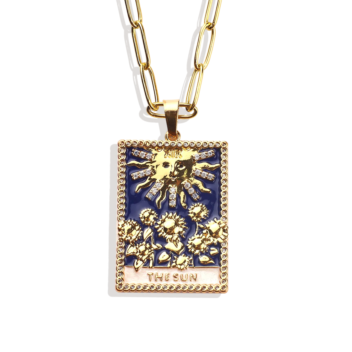 The Sun Tarot Necklace