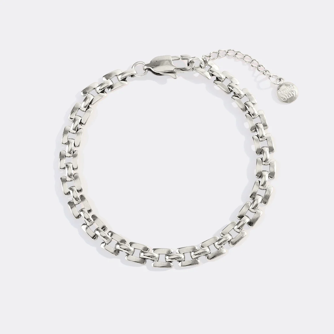 Timepiece Link Chain Bracelet