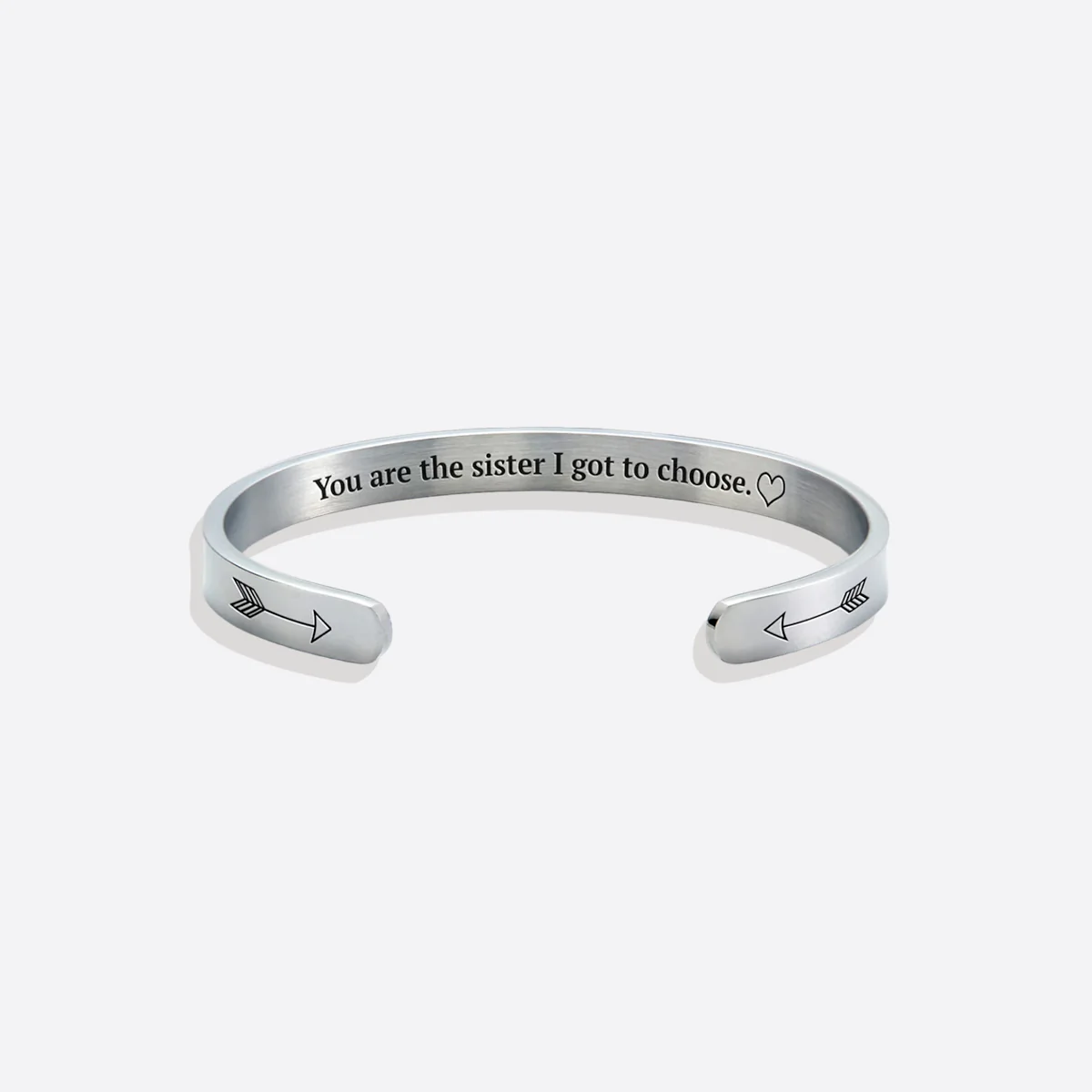 You are the Sister I got to Choose Personalizable Cuff Bracelet