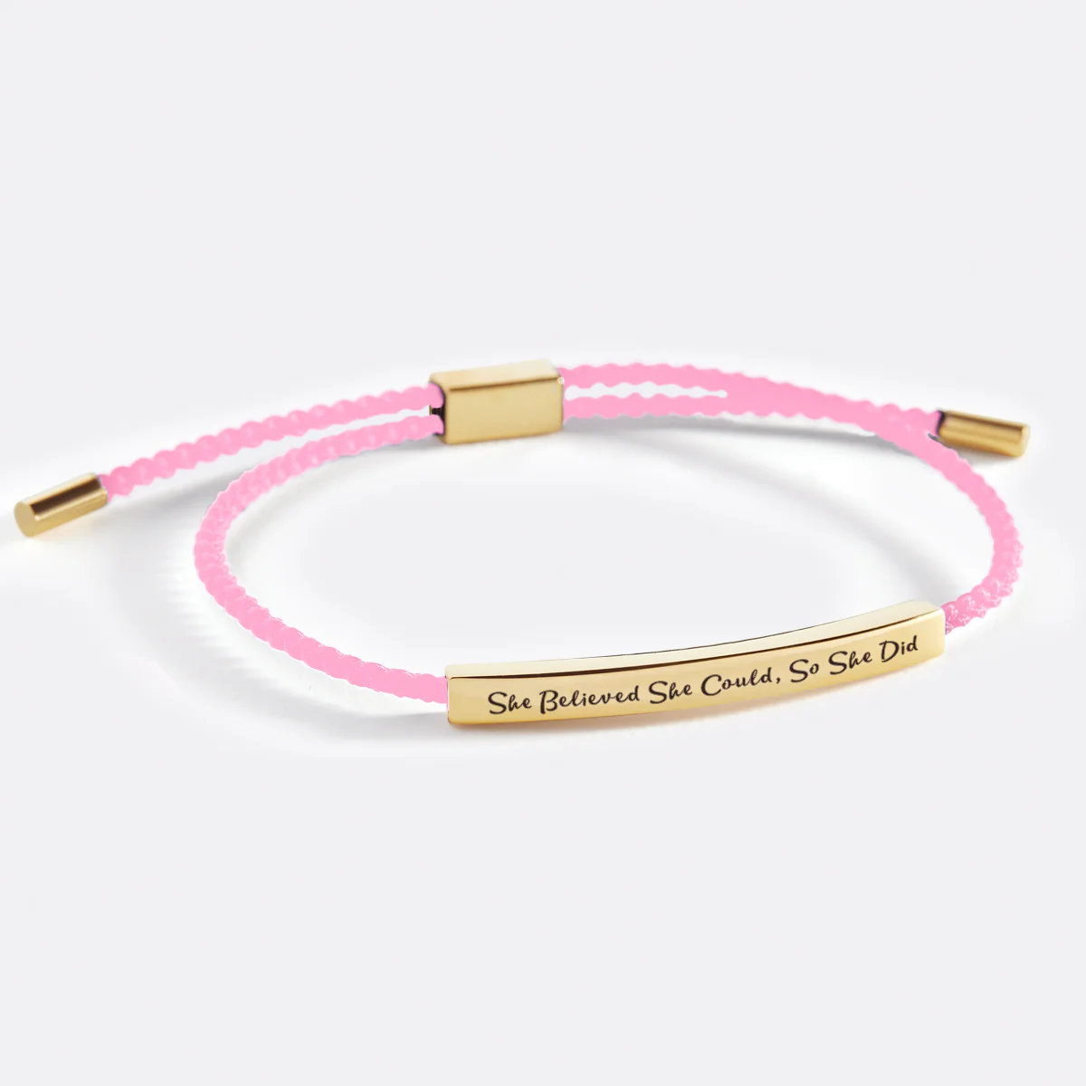 She Believed She Could, So She Did Inspire Bracelet