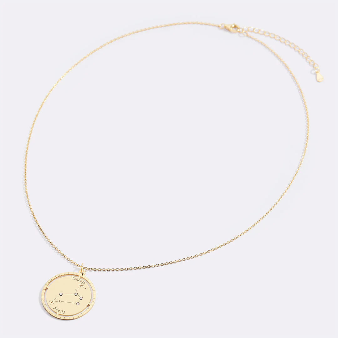 Personalized Constellation Pendant Necklace