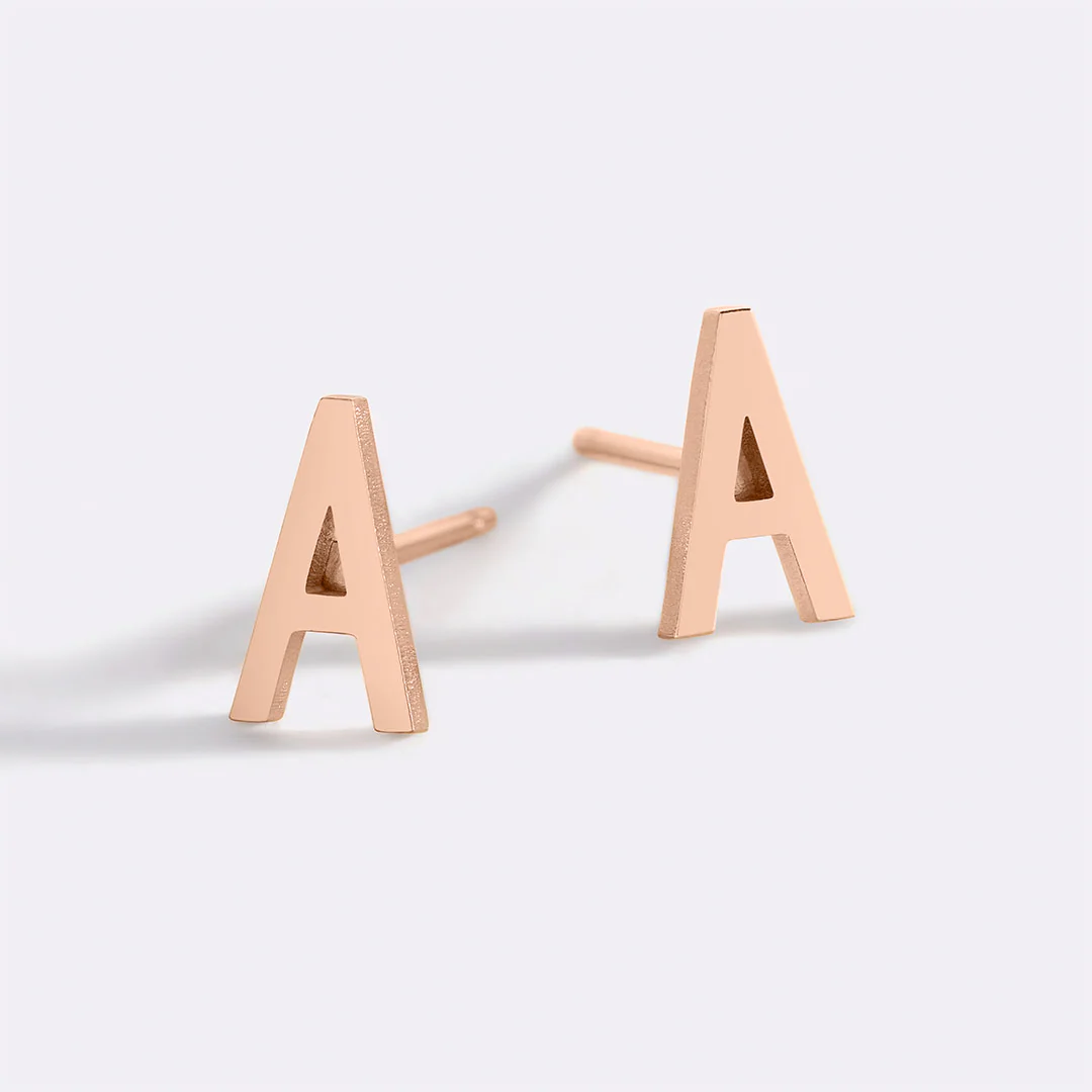 The Skinny Initial Earrings