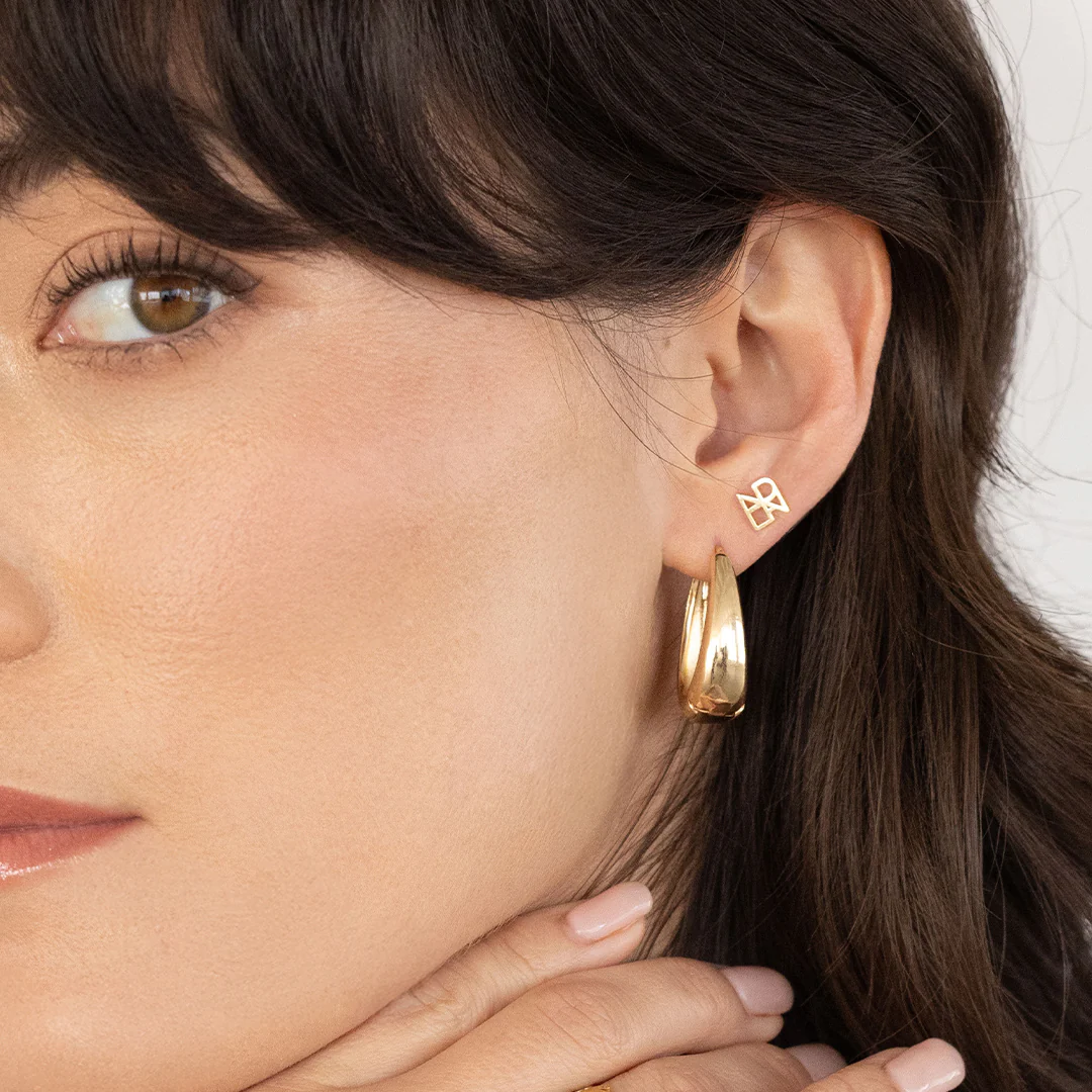 Monogram Name Earrings