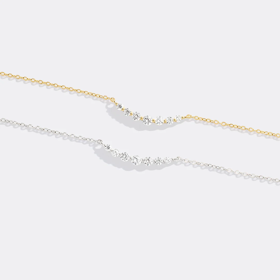 Classic Arc Diamond Necklace