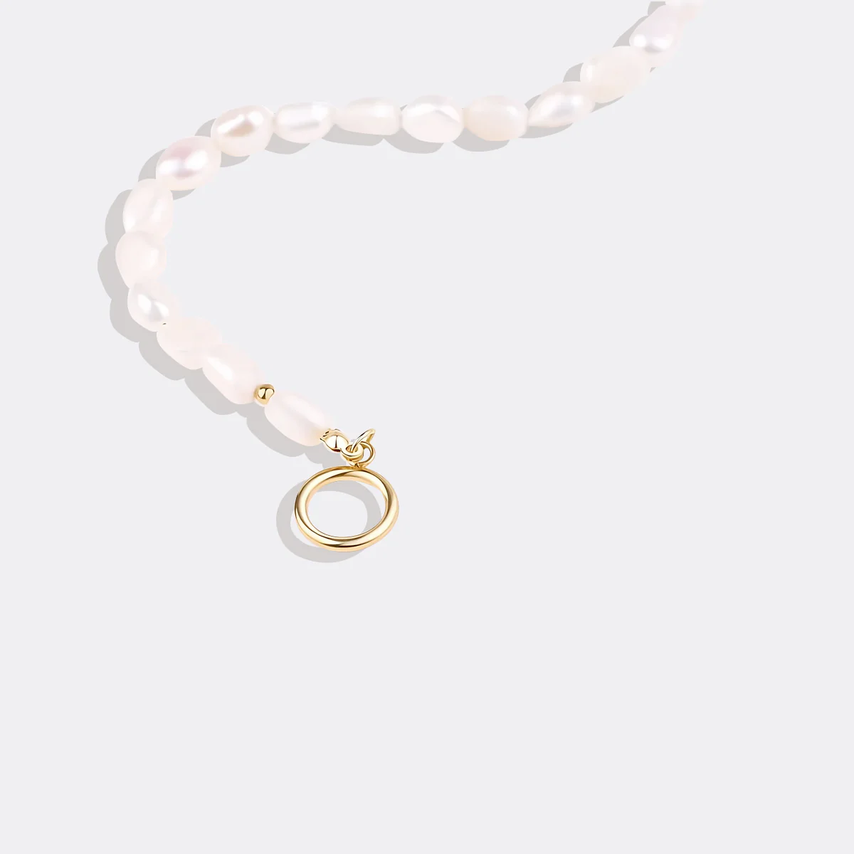 Half Chain Pearl Necklace