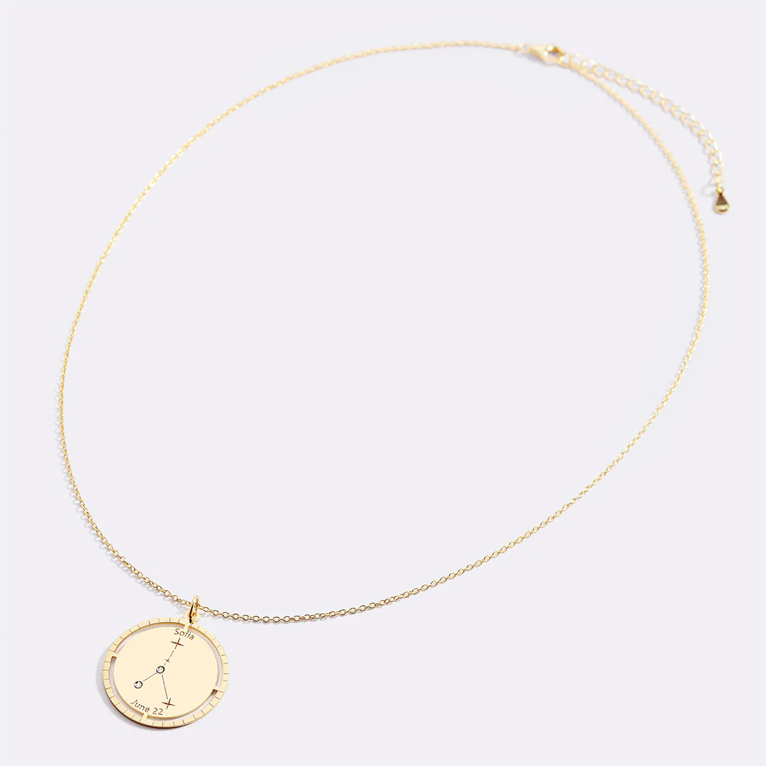 Personalized Constellation Pendant Necklace
