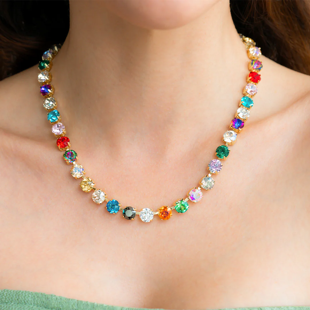 Ombré Crystal Adjustable Necklace