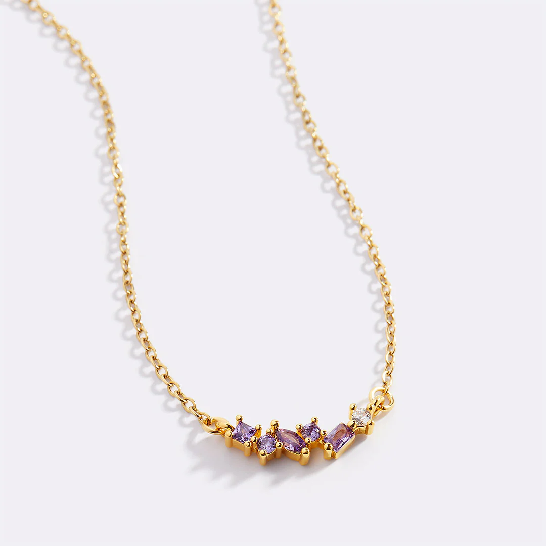 Ombre Birthstone Necklace