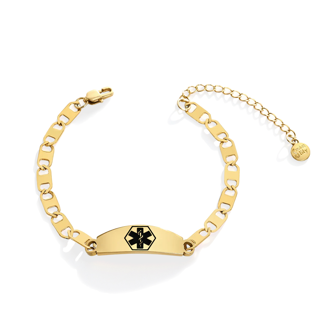 Engraved Medical Alert Bracelet