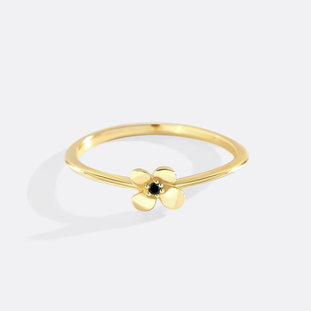 Dainty Floral Statement Ring