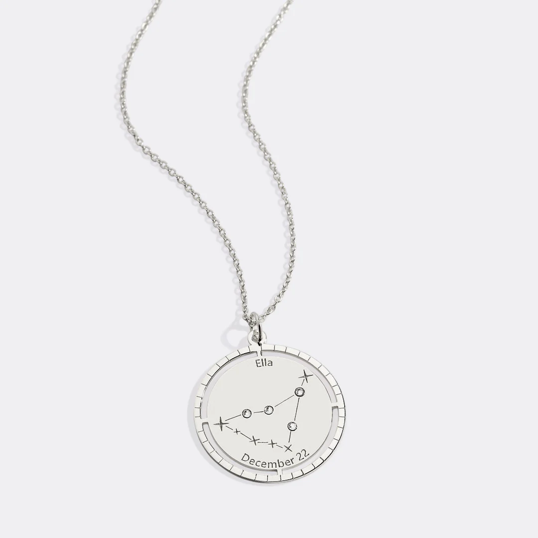 Personalized Constellation Pendant Necklace