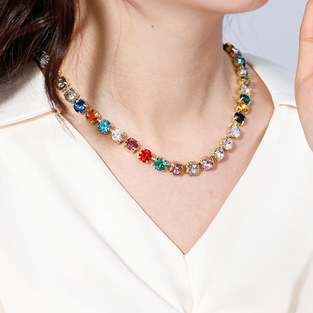 Ombré Crystal Adjustable Necklace