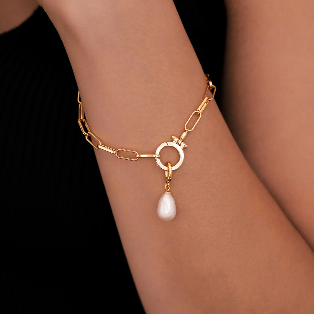 Natural Pearl Drop Charm