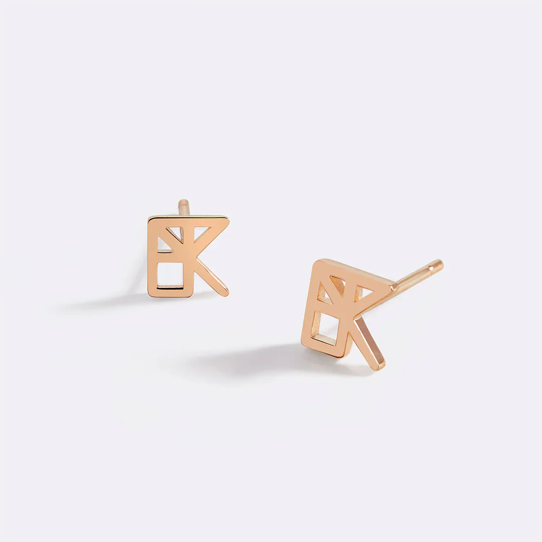 Monogram Name Earrings