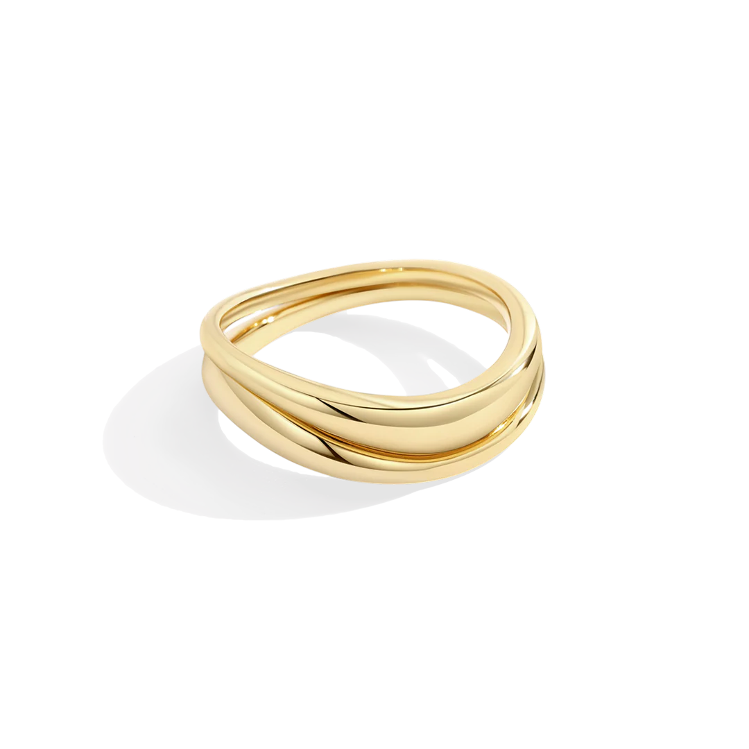 Organic Stacking Ring Set