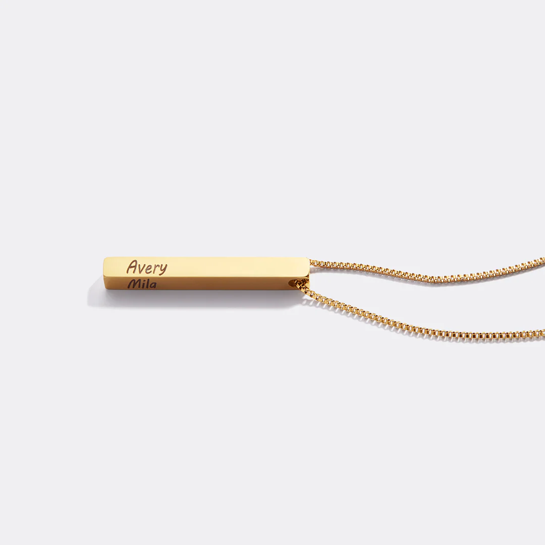 Muse Pillar Bar Necklace