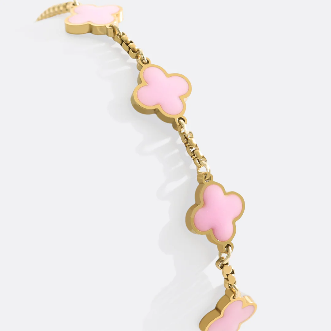 Clover Enamel Bracelet