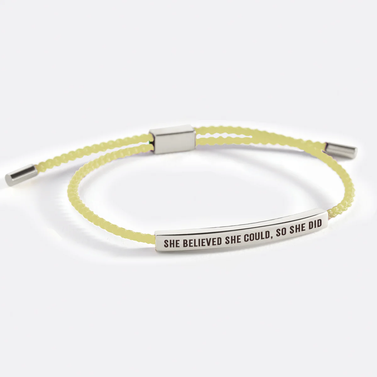 She Believed She Could, So She Did Inspire Bracelet