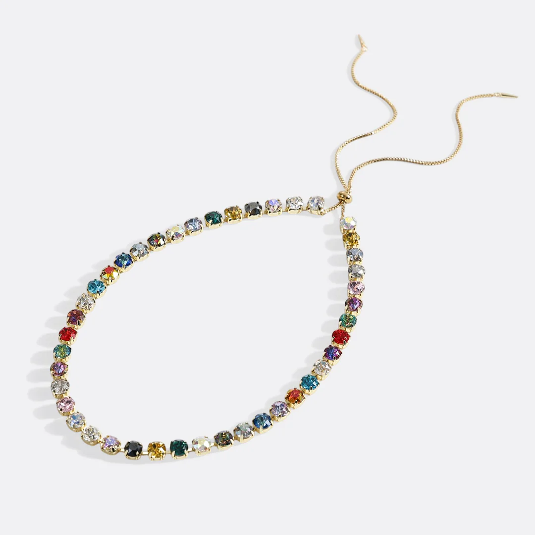 Ombré Crystal Adjustable Necklace