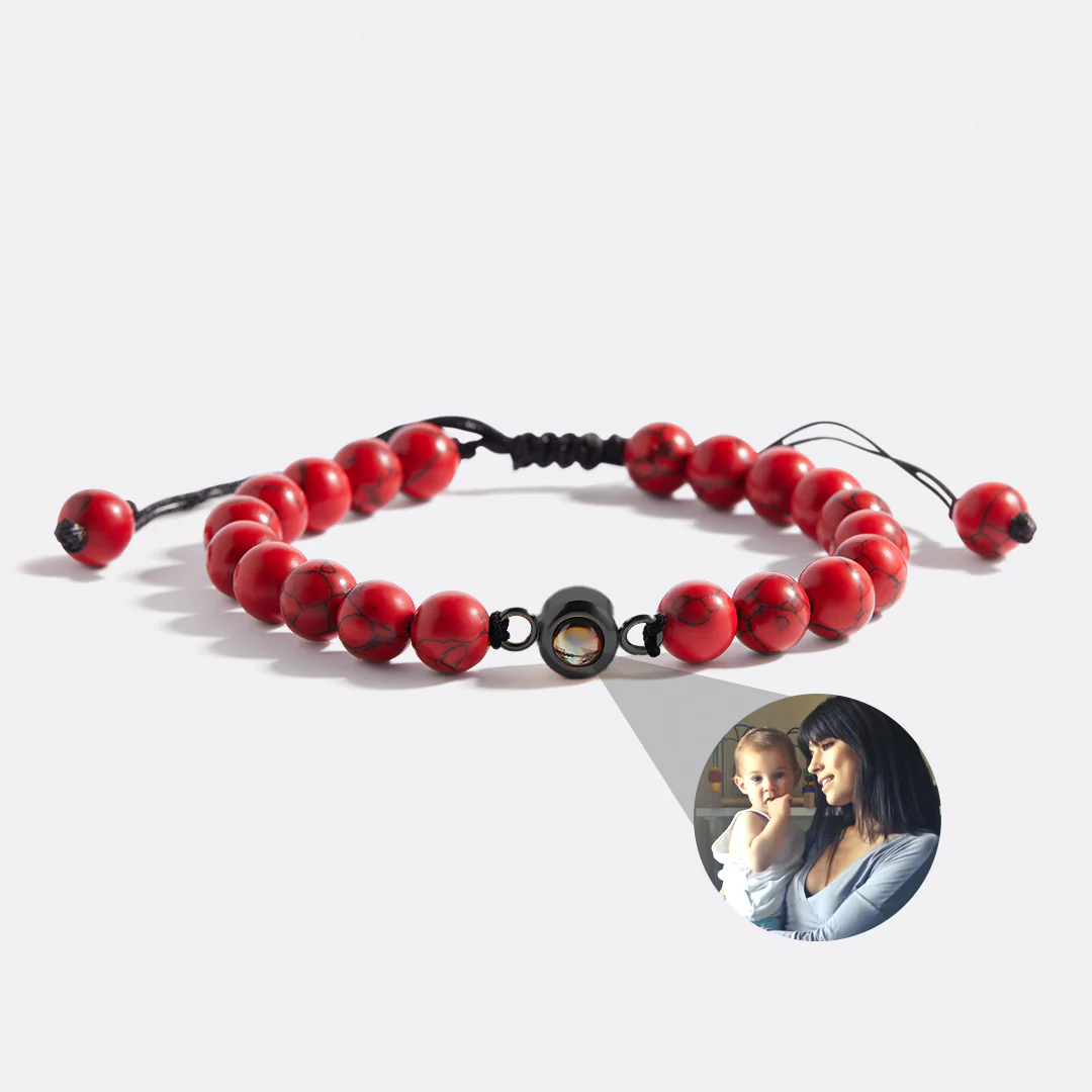 Beaded Photo Bracelet