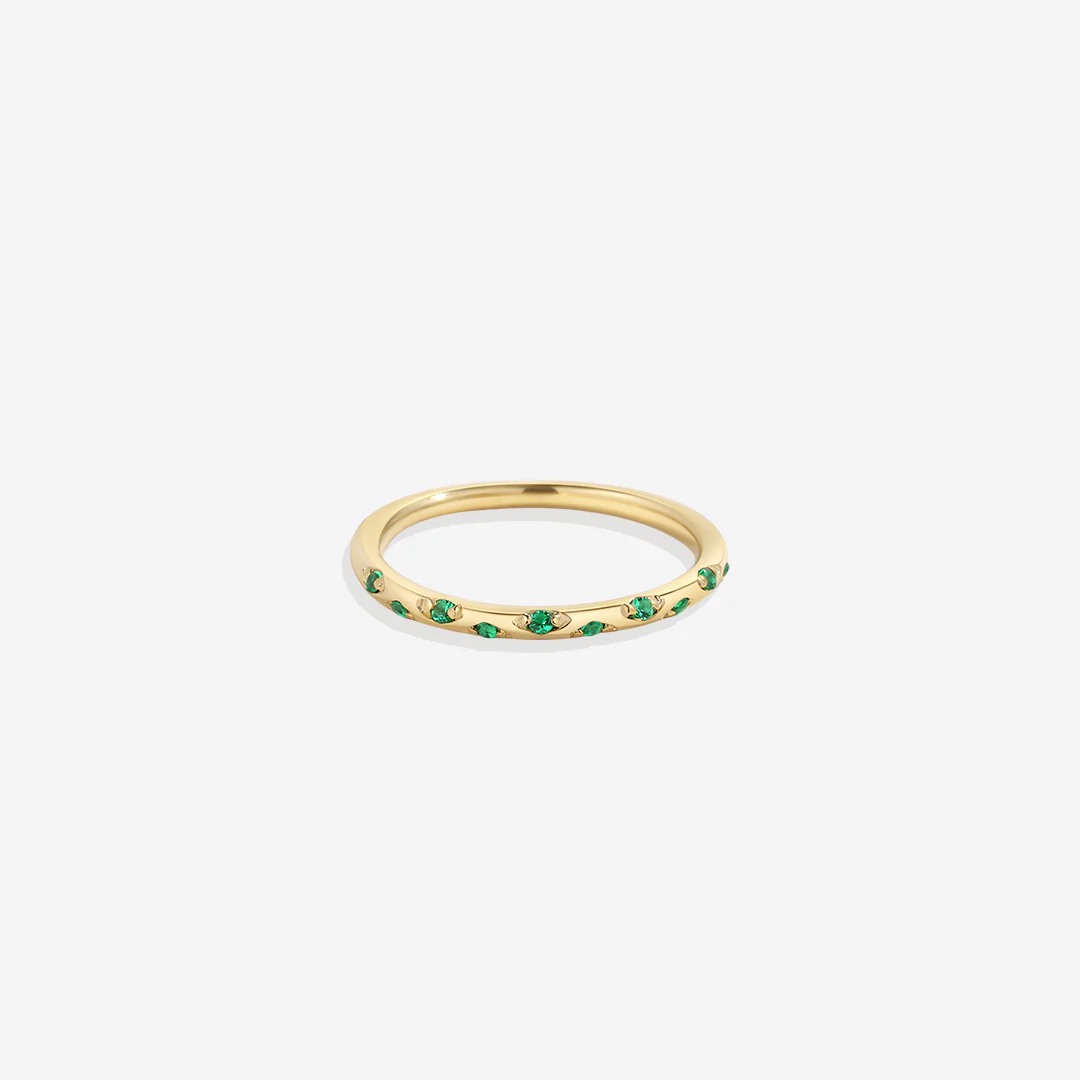Dainty Constellation Birthstone Ring