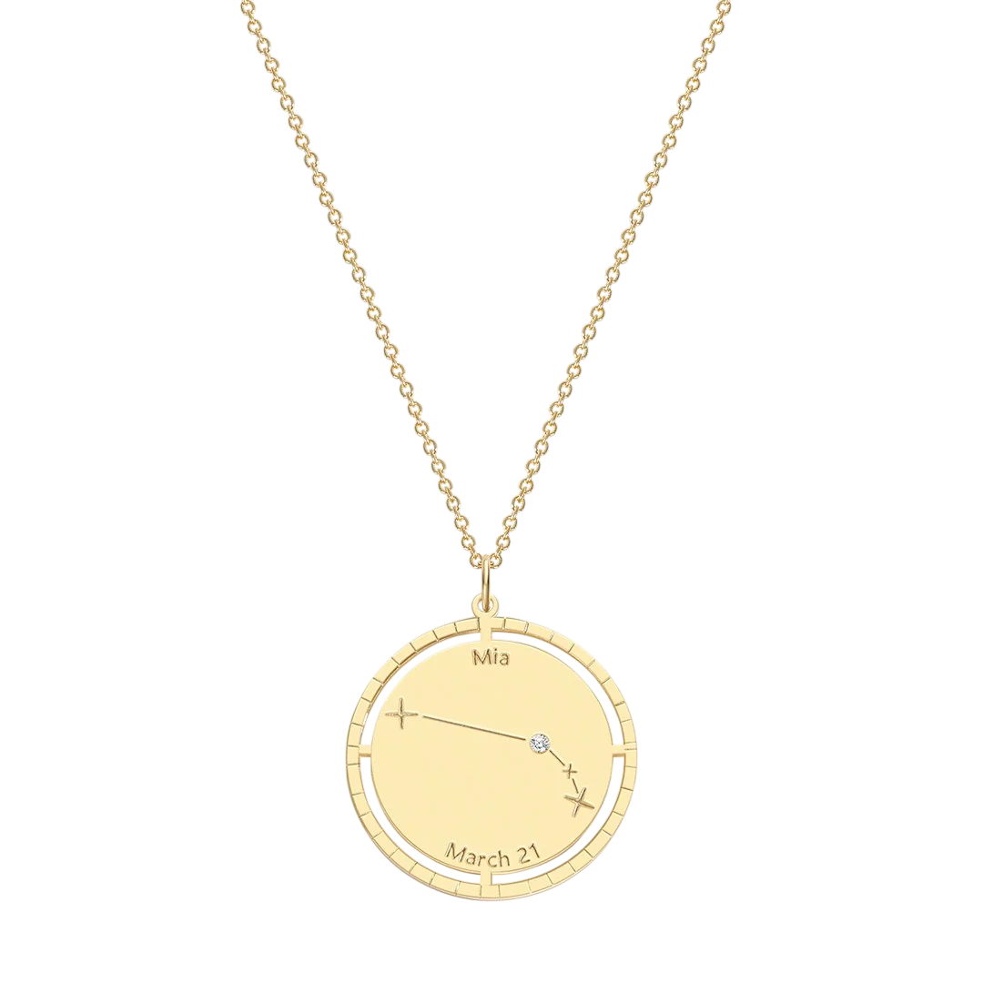 Personalized Constellation Pendant Necklace