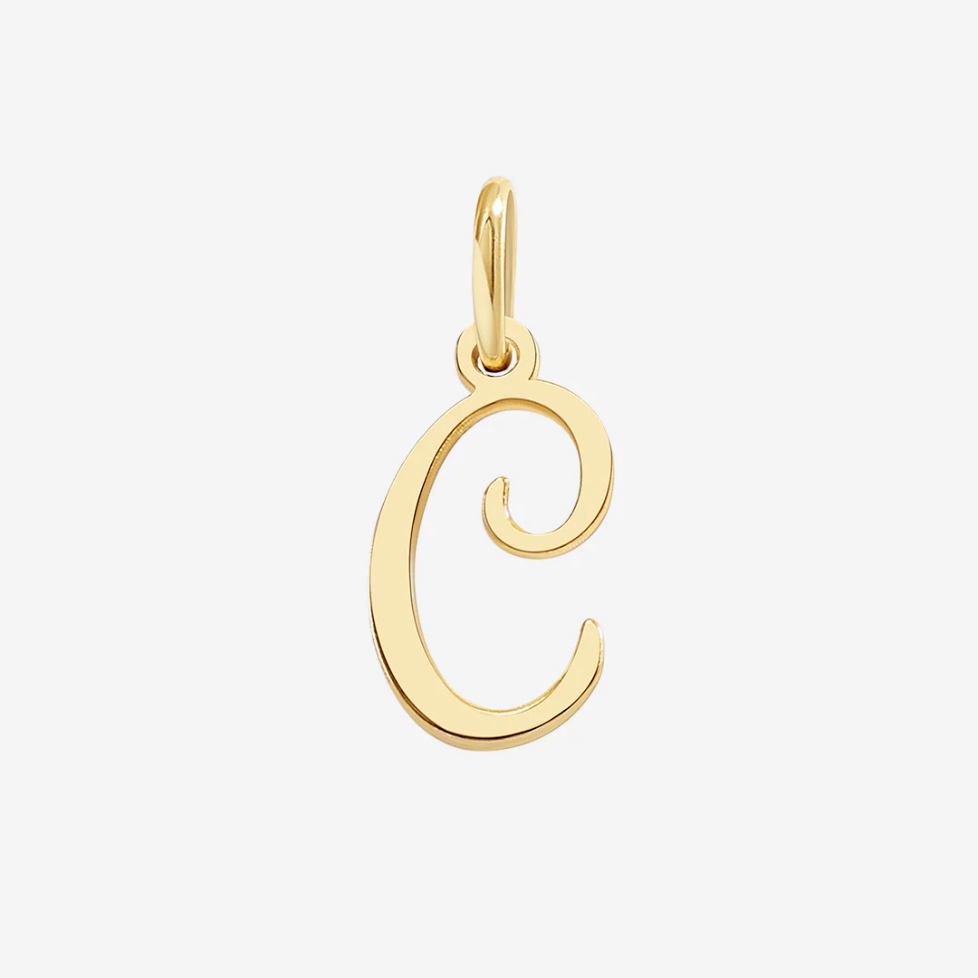 Cursive Initial Charm