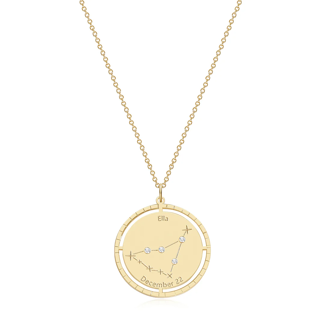 Personalized Constellation Pendant Necklace