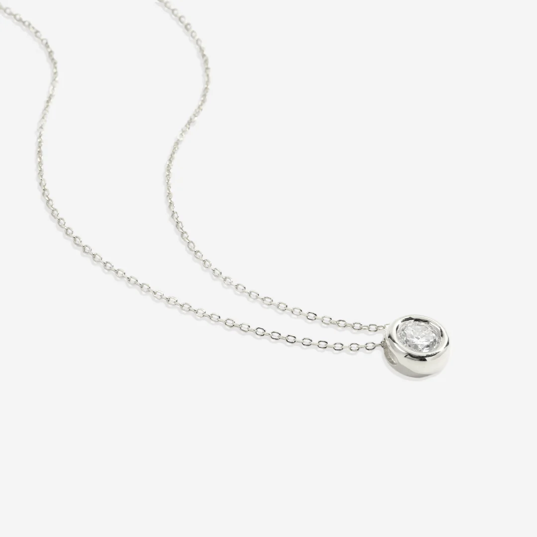 Bubble Solitaire Necklace