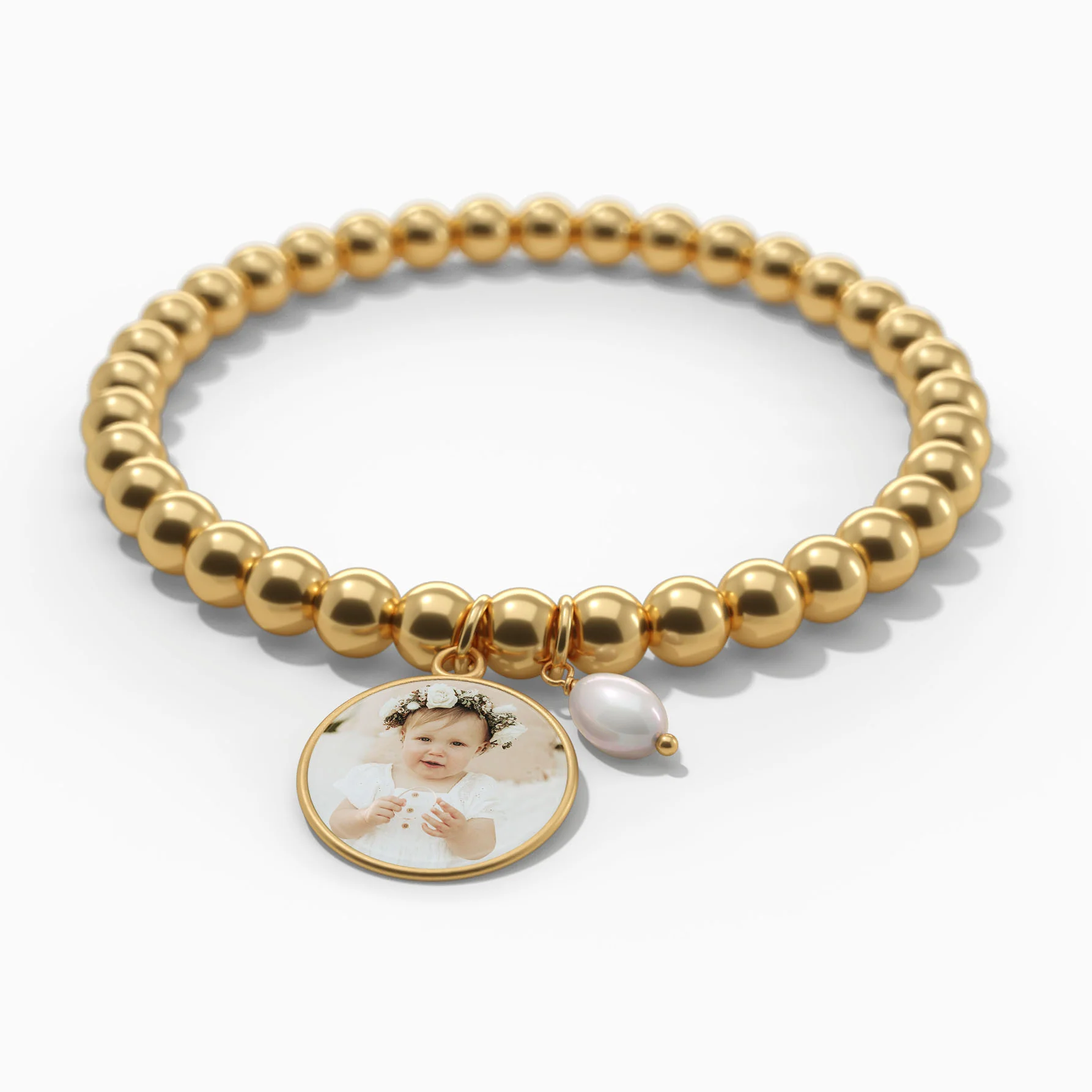 Personalized Photo Diana Charm Bracelet