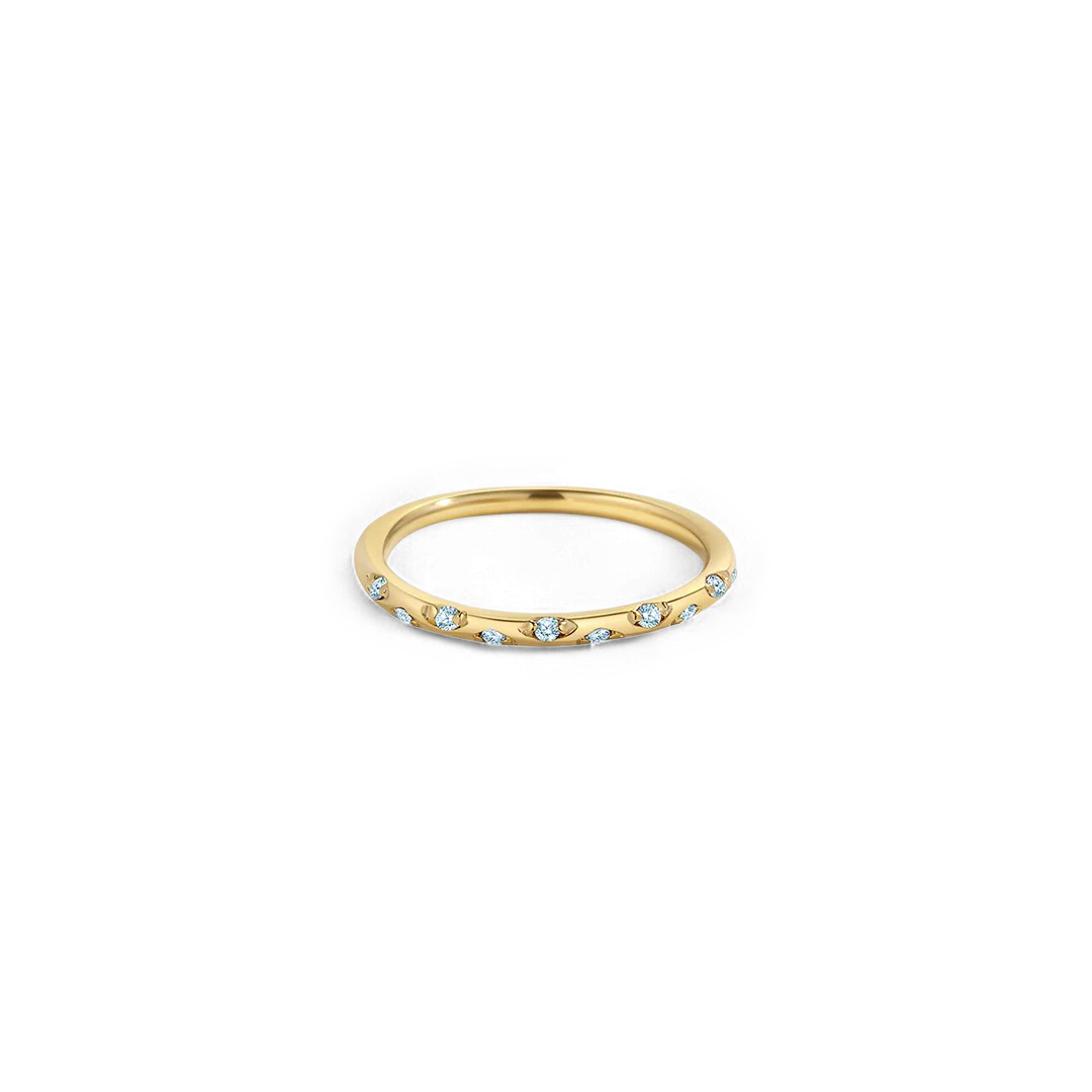 Dainty Constellation Birthstone Ring