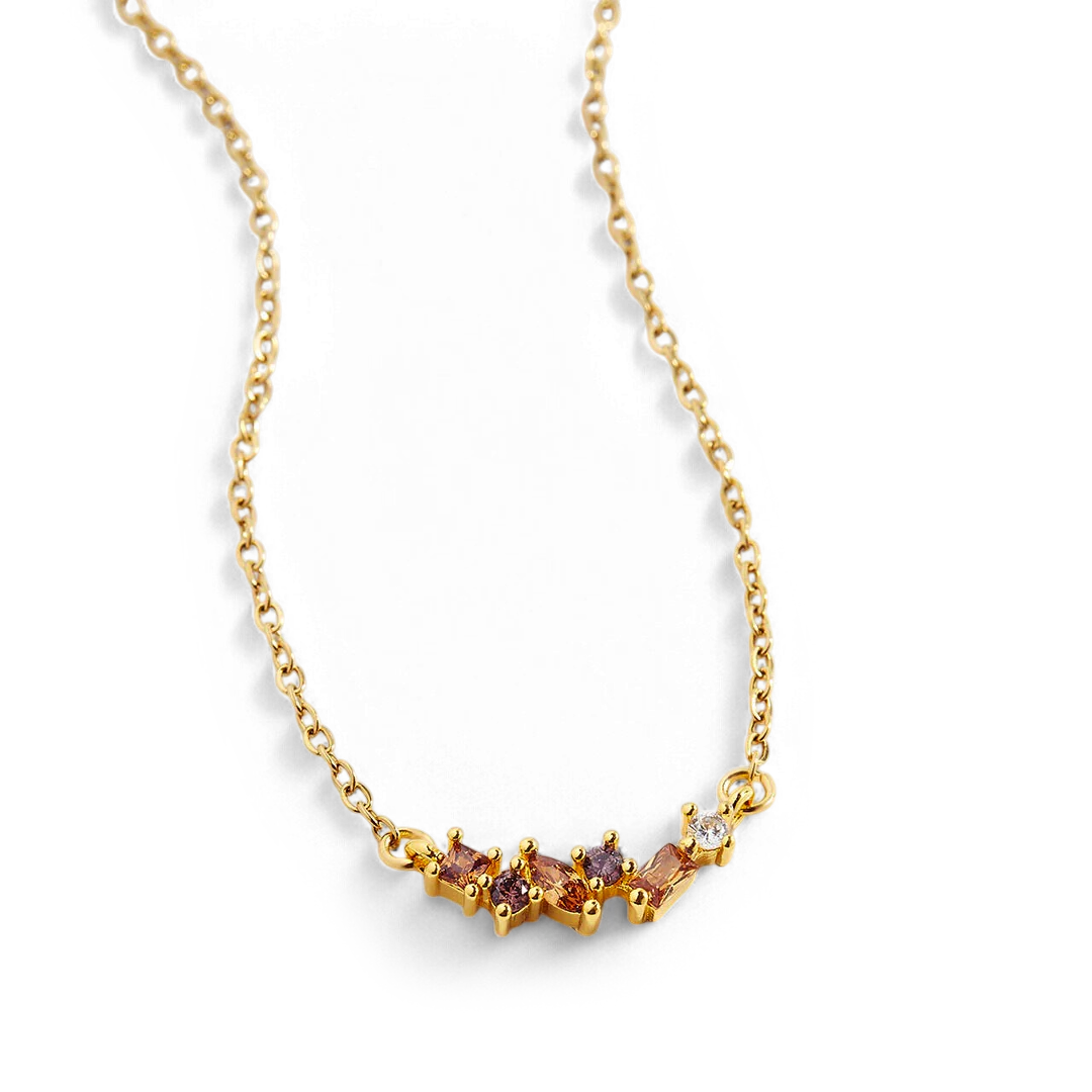 Ombre Birthstone Necklace