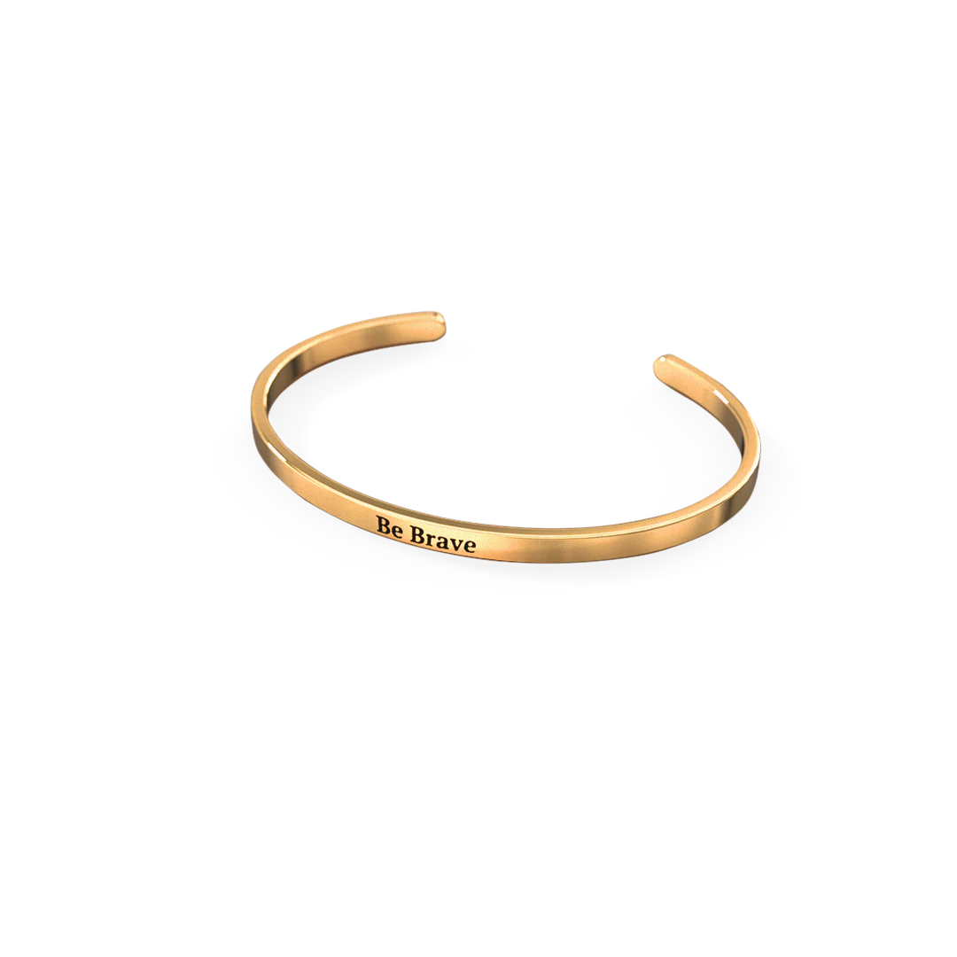 Personalized Thin Cuff Bracelet