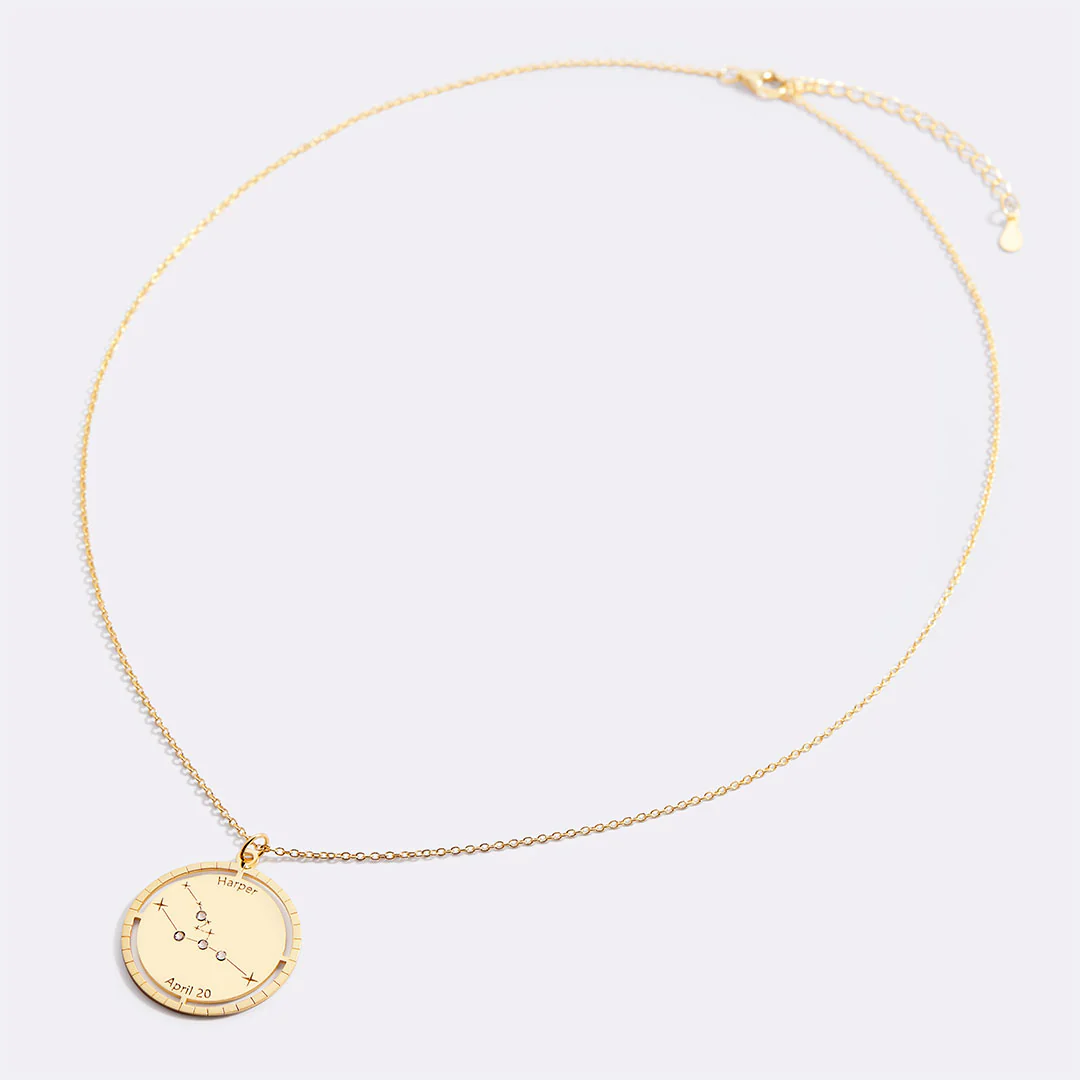 Personalized Constellation Pendant Necklace