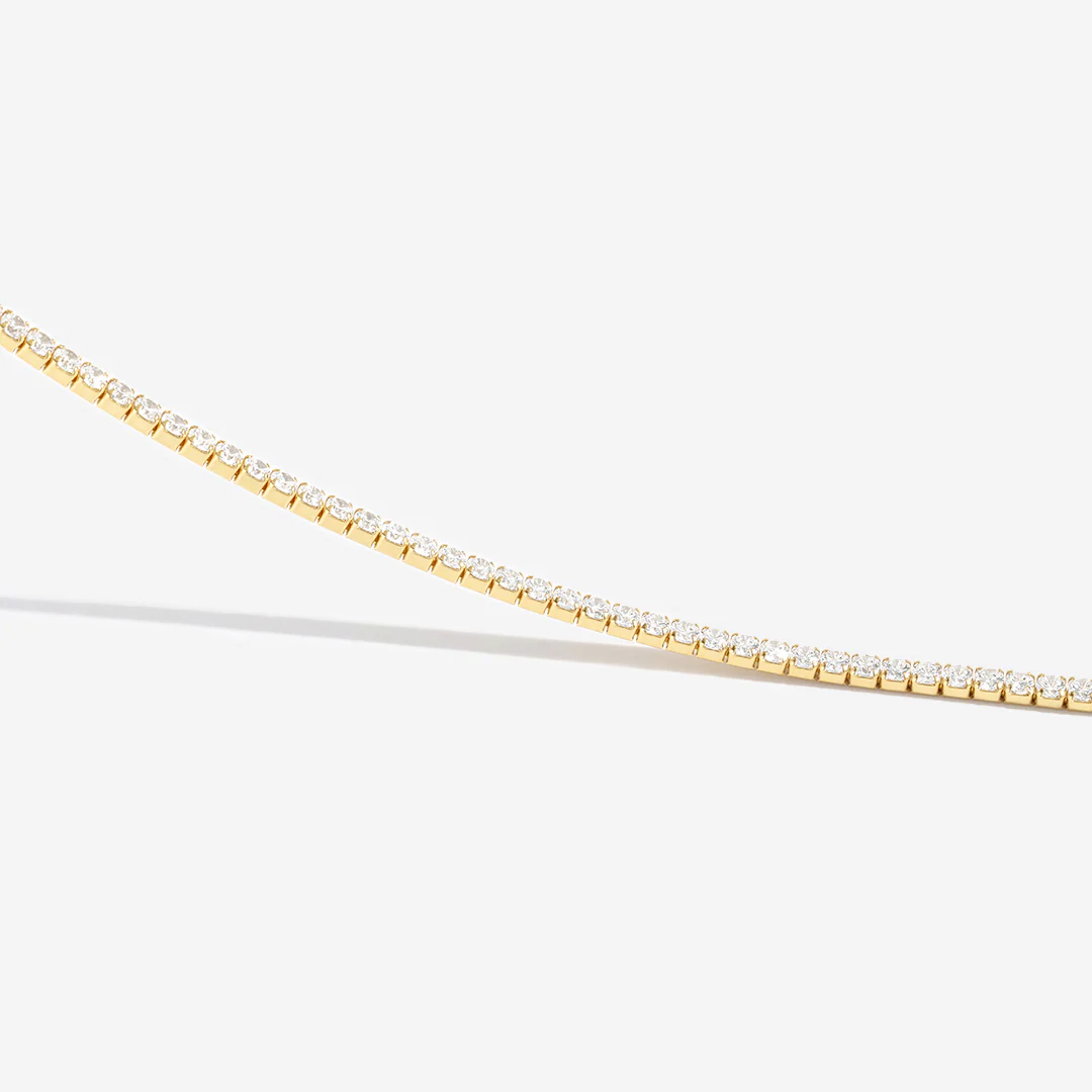 3mm Tennis Necklace