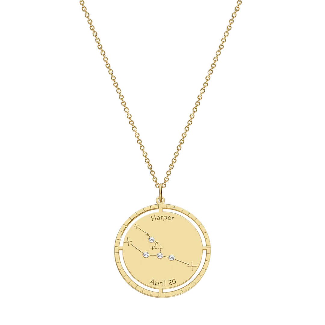 Personalized Constellation Pendant Necklace