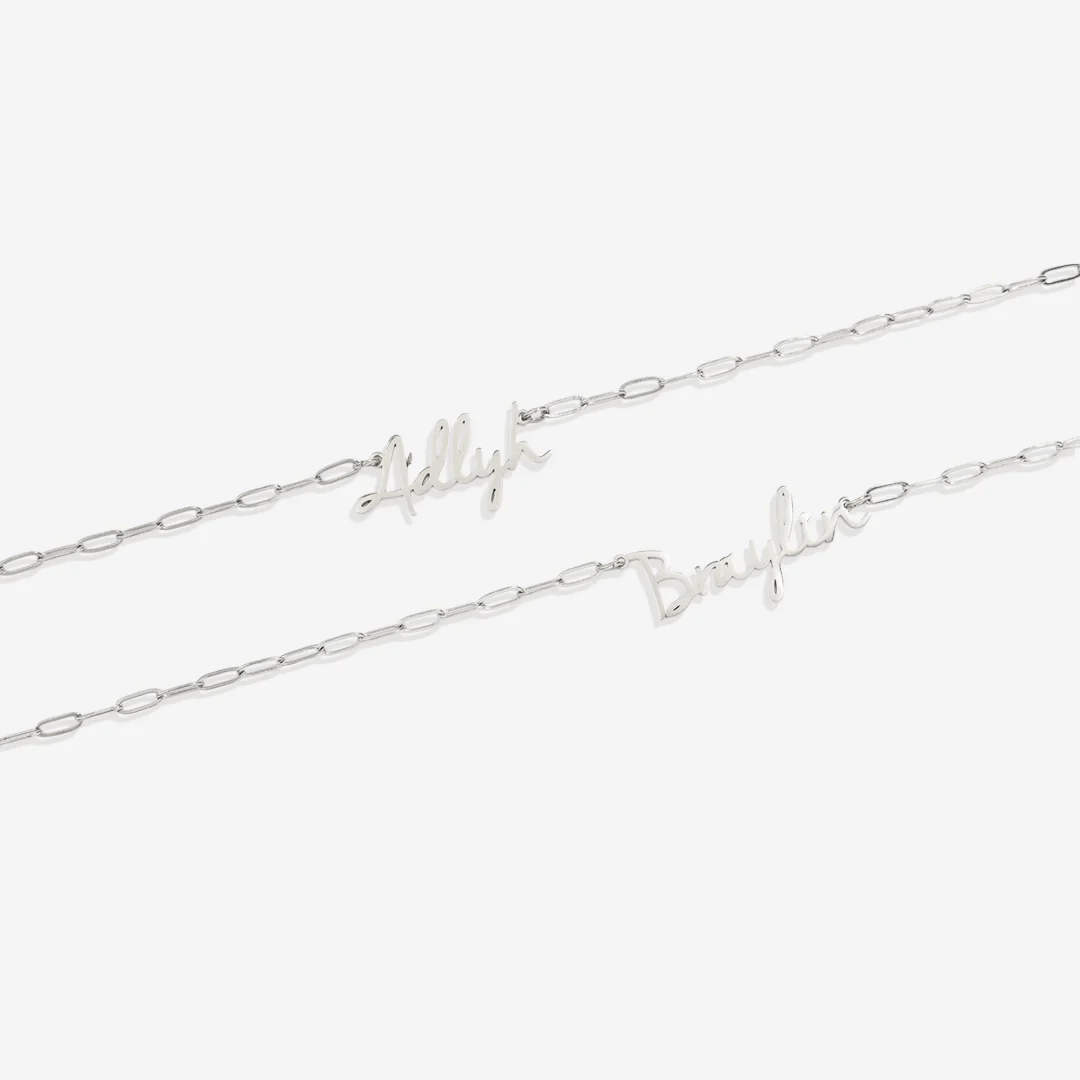 Fairy Name Necklace with Box Chain