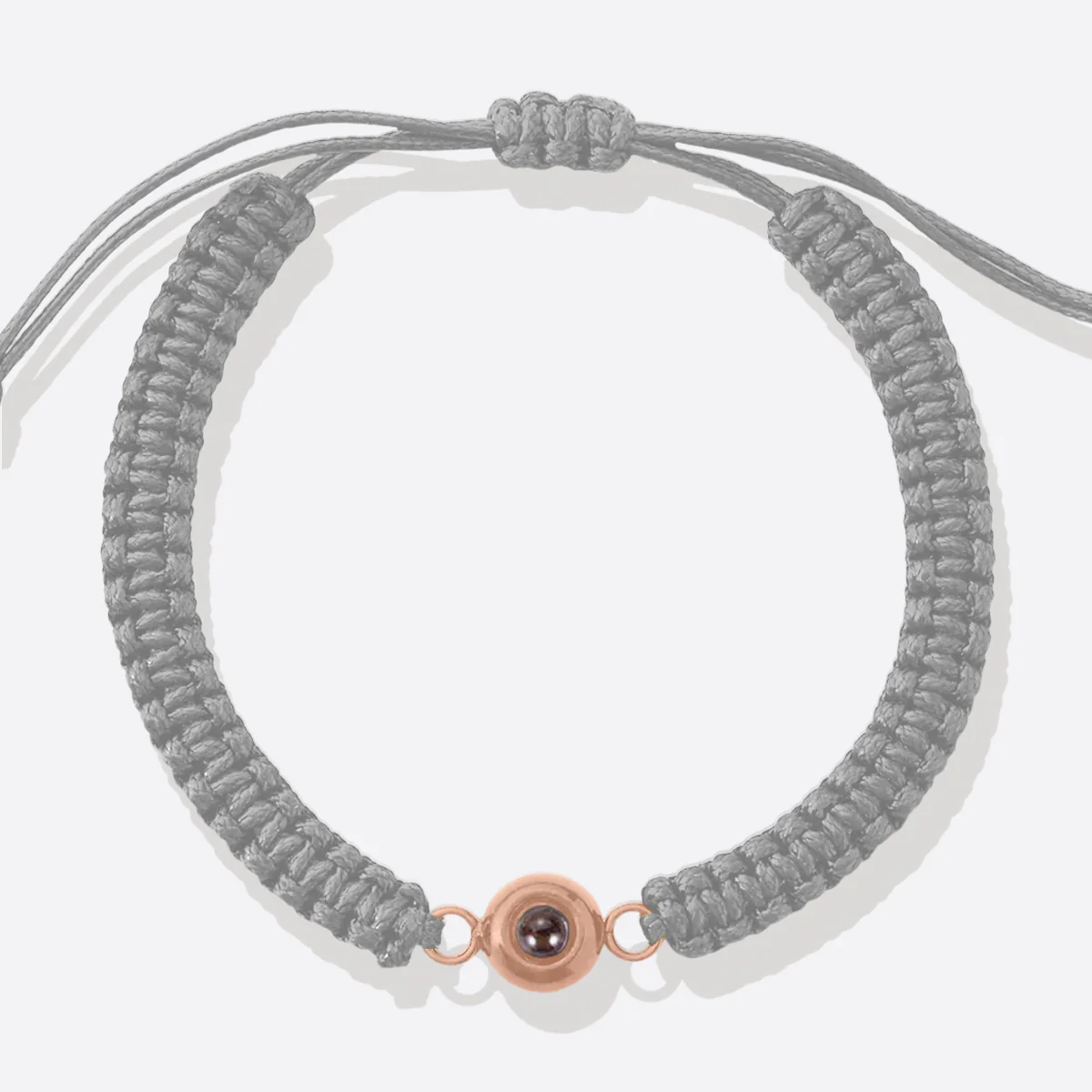 Personalized Braided Photo Bracelet