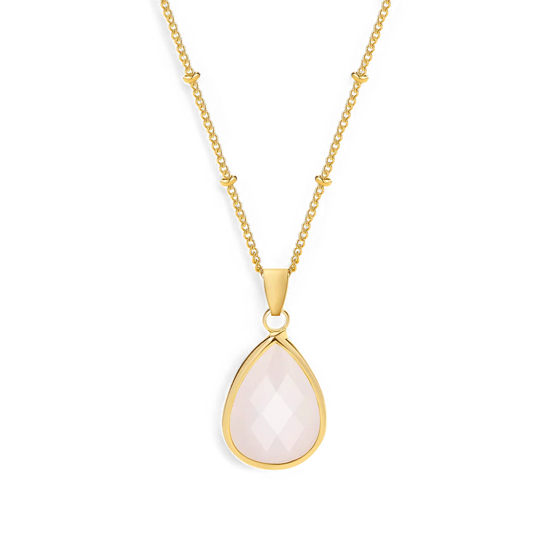 Birthstone Drop Pendant Necklace