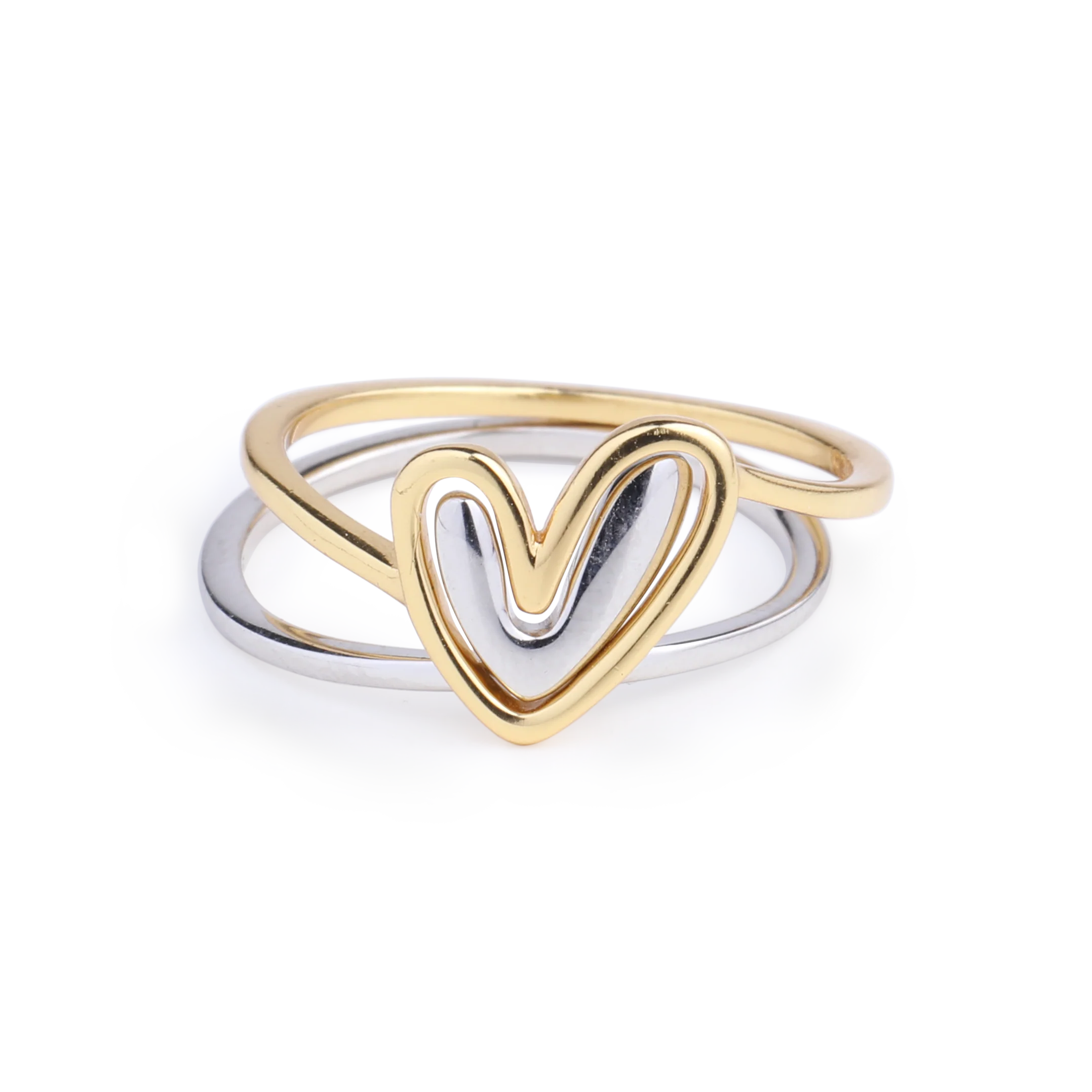 Self Love Layered Heart Ring