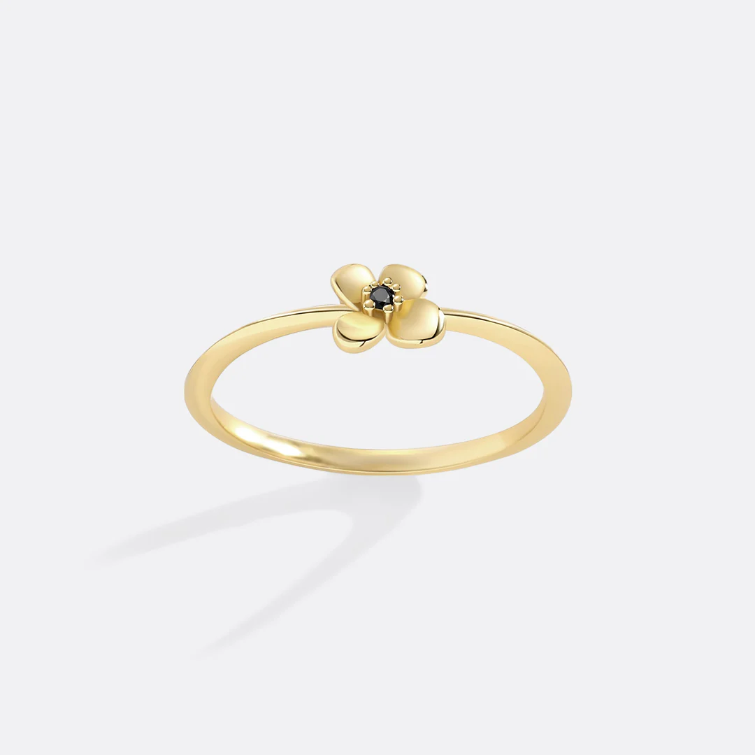 Dainty Floral Statement Ring