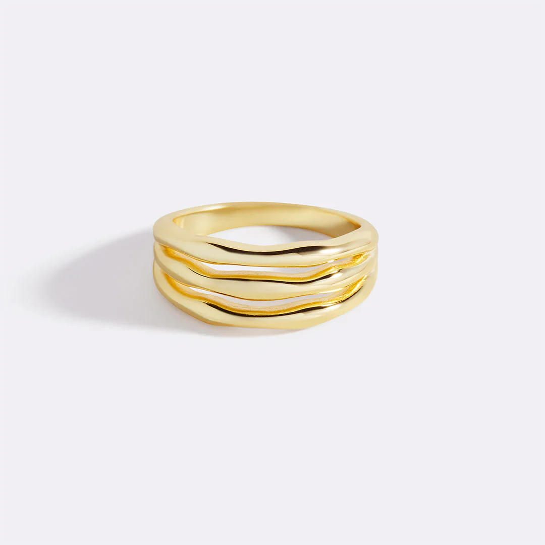 Gold Triple Ring