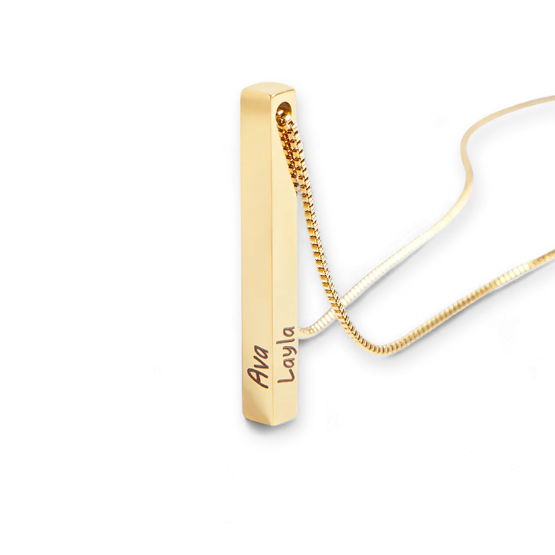 Muse Pillar Bar Necklace
