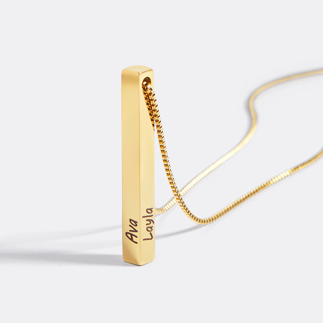 Muse Pillar Bar Necklace