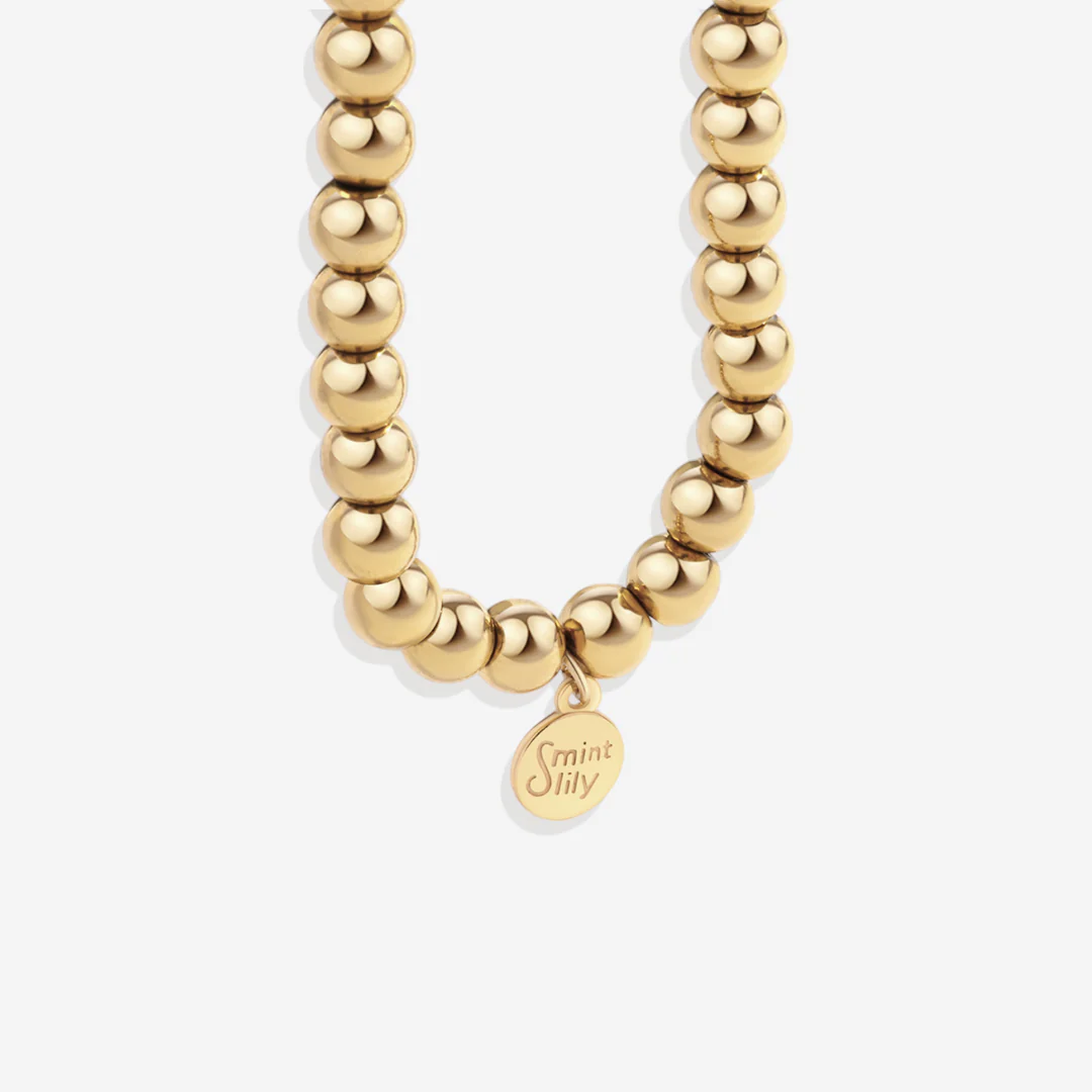 Custom Waterproof Gold Beaded Friendship Bracelet